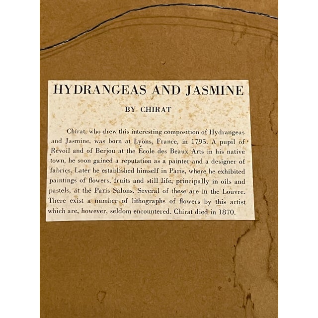 Pair Vintage English Country House Framed Floral Botanical Prints After Redoute and Chirat For Sale - Image 11 of 14