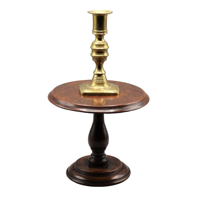 Antique English Table Top Candle Stand Chairish