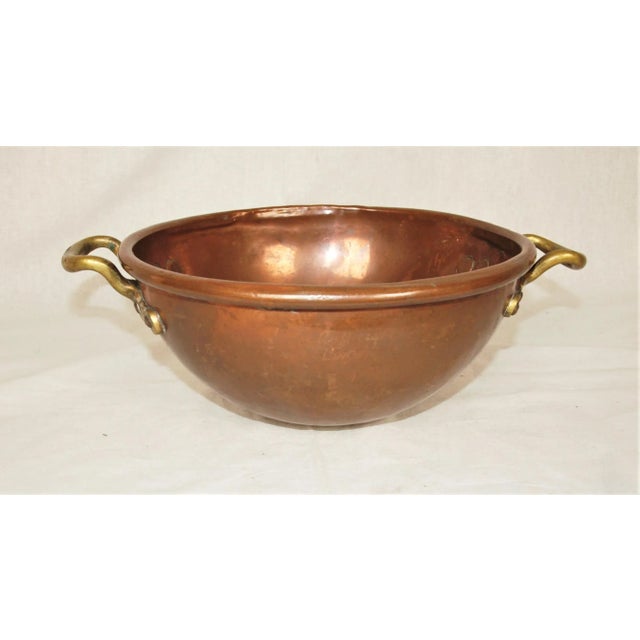Late 19th Century 19th-Century French Hand Made Copper Tempering Bowl For Sale - Image 5 of 5