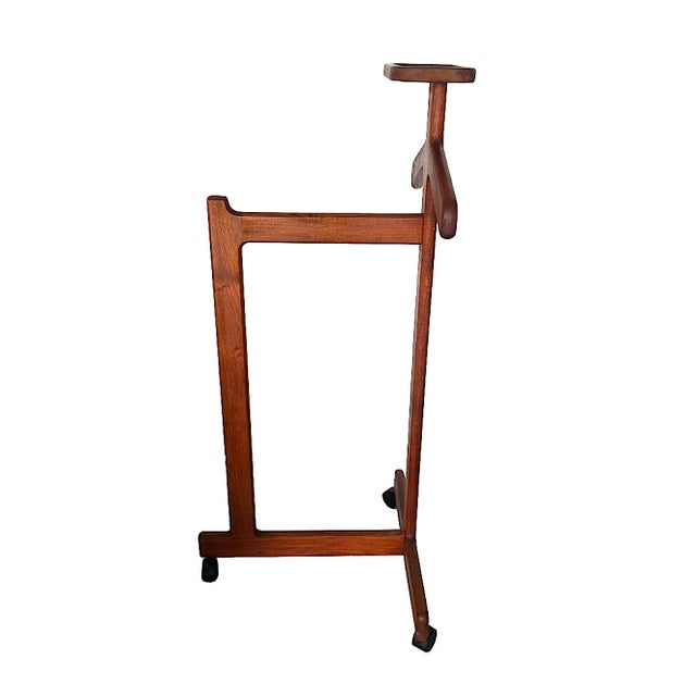 Mid-Century Modern Mid 20th Century Danish Teak Wood Valet by Bornholm Møbelfabrik, Denmark For Sale - Image 3 of 11