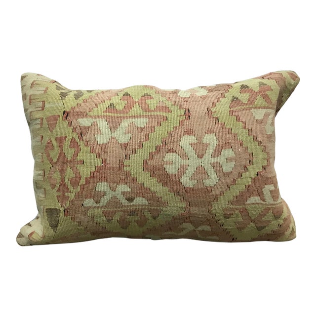 Vintage Traditional Turkish Kilim Pillow Cover For Sale