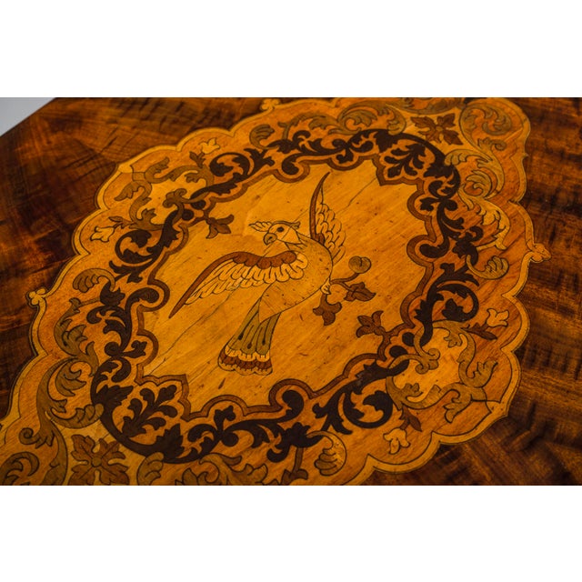 Biedermeier Sewing Worktable in Mahogany, 1850 For Sale - Image 16 of 17