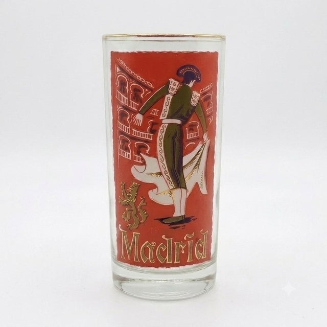 Mid-Century Modern 1960s Libbey Glass Co. "Cities of the World" Glassware Collection. Set of 5 For Sale - Image 3 of 7
