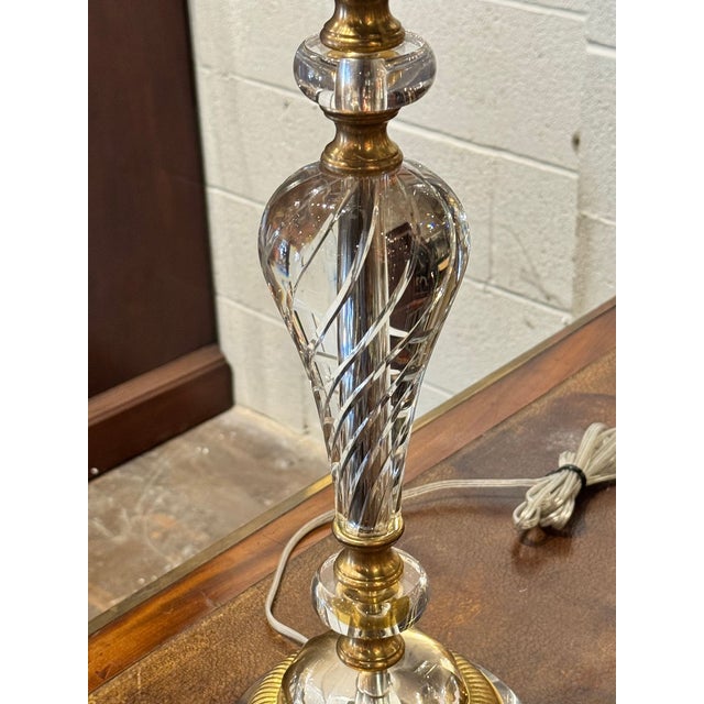 Pair of French Baccarat Manner Lamps For Sale In Dallas - Image 6 of 7