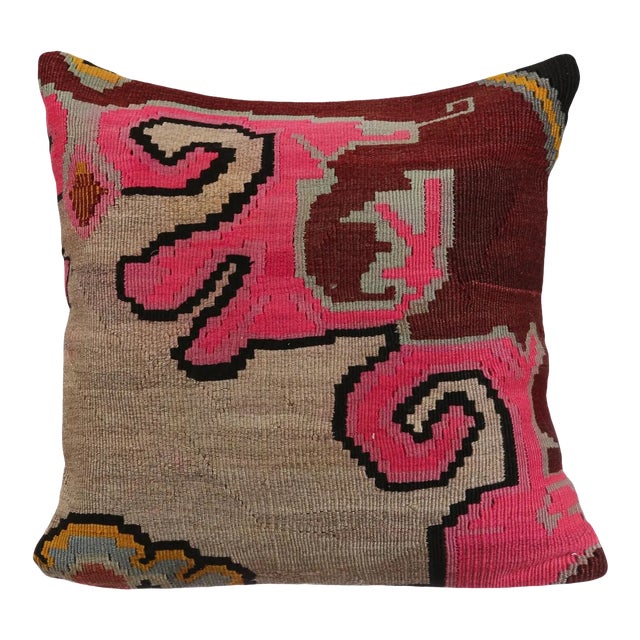 Handmade Kilim Pillow Cover For Sale