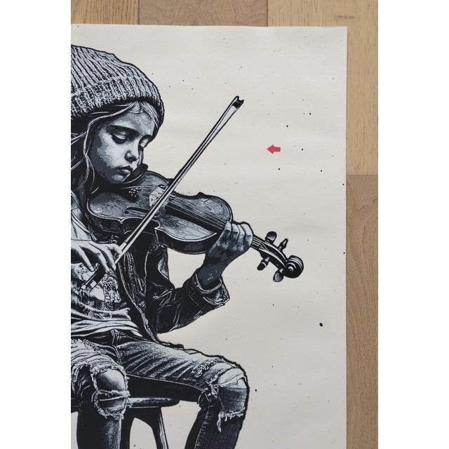 Jef Aerosol, The Violinist, Screenprint For Sale - Image 5 of 7