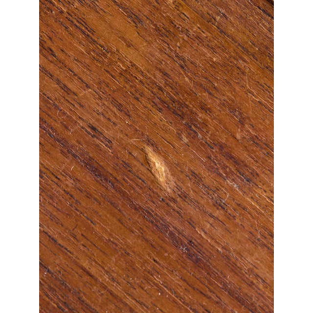 The Vintage Mid-Century Brutalist Walnut Coffee Table For Sale - Image 9 of 9