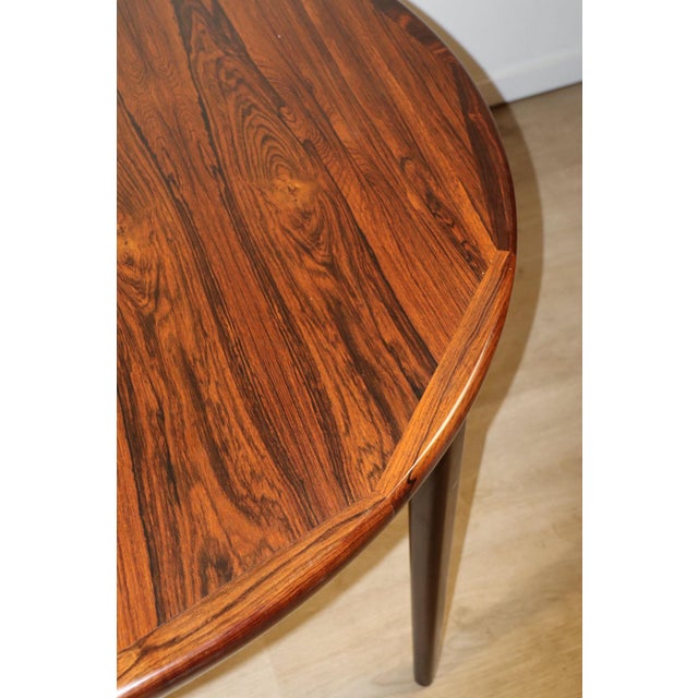 Scandinavian Extendable Dining Table in Rosewood by VV Moble, 1960 For Sale - Image 14 of 18