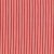 Sample - Schumacher Edie Stripe Fabric in Red For Sale