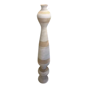 Currey and Company Ringling Extra Large White Vase