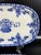 Ceramic Sevilla Serving Platters in Blue and White Cartuja Porcelain by Pickman, 1930s Set of 2 For Sale - Image 7 of 10