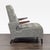 Ted Boerner Lex Lounge Chair With Patterned Upholstery and Wood Arms For Sale - Image 4 of 9