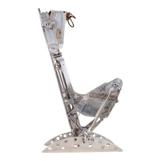Martin-Baker Mk2 Ejection Seat, Polished Aluminum, Mid-Century Art For Sale