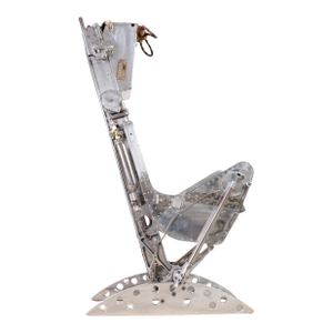 Martin-Baker Mk2 Ejection Seat, Polished Aluminum, Mid-Century Art