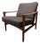 Mid-Century Modern Scandinavian Teak Lounge Arm Chair For Sale