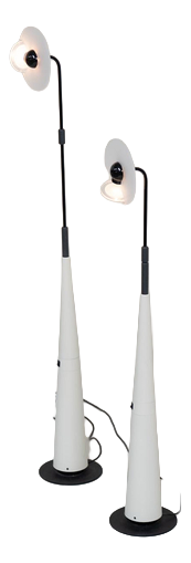 Club 1095 Floor Lamps by Giuseppe Ramella for Arteluce, Set of 2