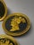 Grand Tour Set 5, 19th Century French Neoclassical Gilt Bronze Warrior Medallion Tiebacks For Sale - Image 3 of 10