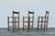 1970s Set of 3 Danish Modern Style Oak Bar Stools With Rush Seats | Mid-Century For Sale - Image 15 of 18