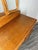 Vintage French Louis Style Oak Dressing Table with Mirror For Sale - Image 10 of 14