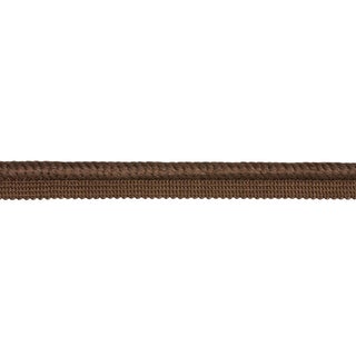 Schumacher Edmond Linen Lip Cord Trim In Brown For Sale