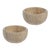 Sulu MultiServe Beige Travertine Bowls, Set of 2, 4" For Sale