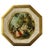 Florentine Mid Century Italian Florentine Octagon Wall Plaques - A Pair For Sale - Image 4 of 6