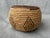 Mid 20th Century Woven Vintage Geometric Coil Basket For Sale - Image 5 of 15