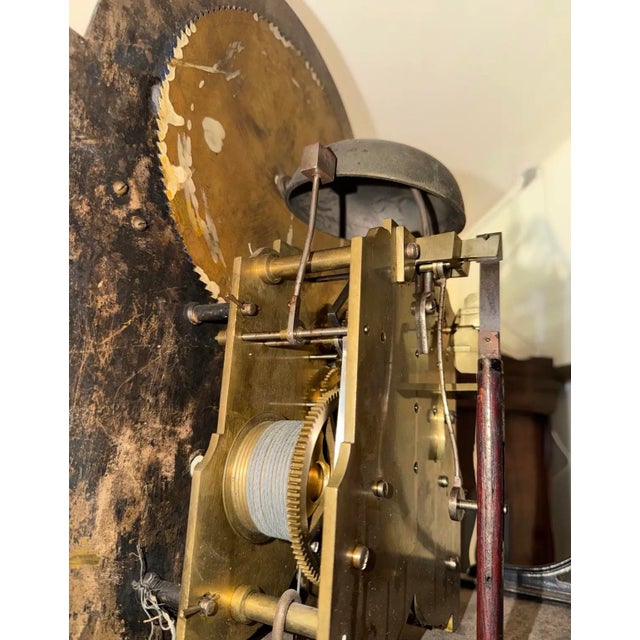 Circa 1900 Harriet Beecher & Calvin Ellis Stowe Family Grandfather Clock For Sale - Image 10 of 11