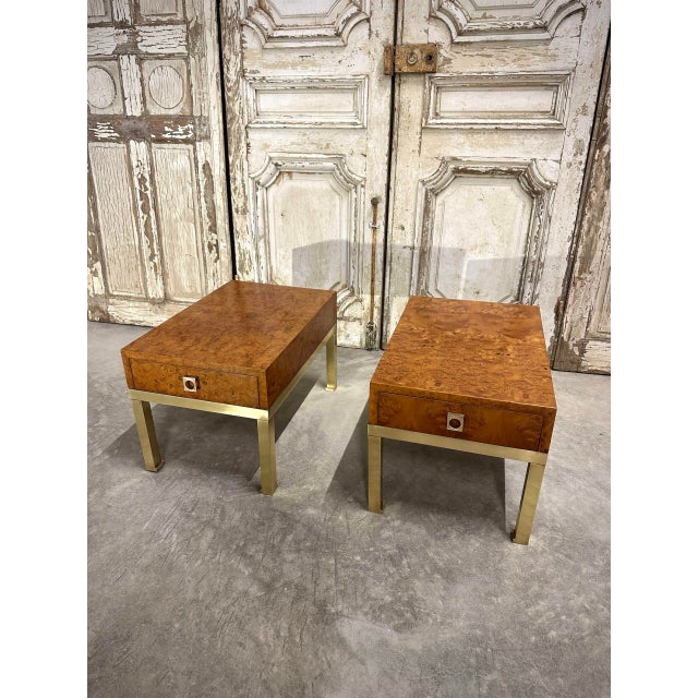 Bedside Tables by Guy Lefèvre, 1970s, Set of 2 For Sale - Image 10 of 10
