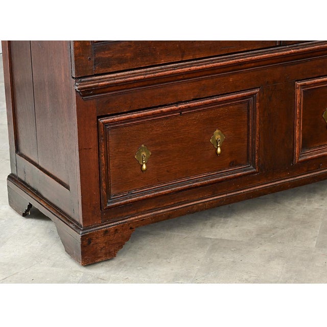 Dutch 19th Century Oak Armoire or Wardrobe For Sale - Image 4 of 14