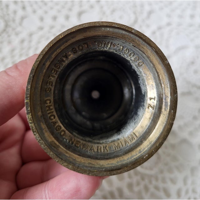 Mid Century Brass 'Farthest Travelled Golfer' Trophy For Sale In Baltimore - Image 6 of 6