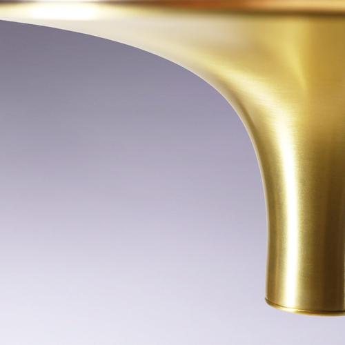 Contemporary Slim Gold Plated Pendant Light by MUG For Sale - Image 3 of 7