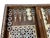 Handmade Mother of Pearl Backgammon & Chess Board 21” Wooden Game Set For Sale - Image 4 of 11