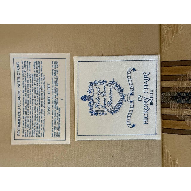 Wood Late 20th Century Pair of English Regency Mahogany Spring-Seat Loveseats by Hickory Chair For Sale - Image 7 of 12