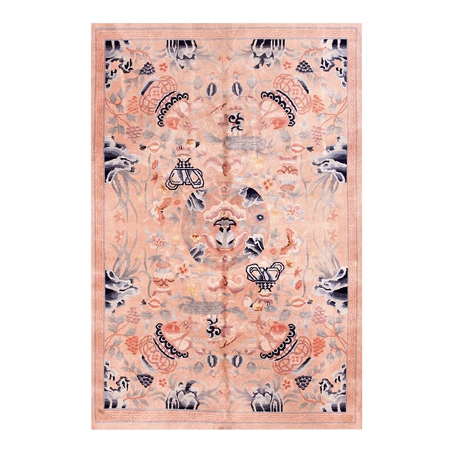 1930s Chinese Art Deco Carpet ( 5'9" X 8'9" - 175 X 265 ) For Sale