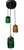 Mid-Century Crystal Pendat Light by Nordica, 1950s For Sale - Image 4 of 7