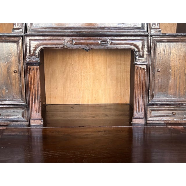 17th Century Spanish Walnut Cabinet on Stand, Desk, Original ‘Bargueño’ For Sale - Image 14 of 18