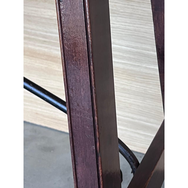 Early 19th Century Spanish Baroque Work Side Table , Restored For Sale - Image 13 of 18