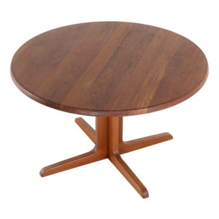 Round Jersie Dining Table by Niels Bach For Sale