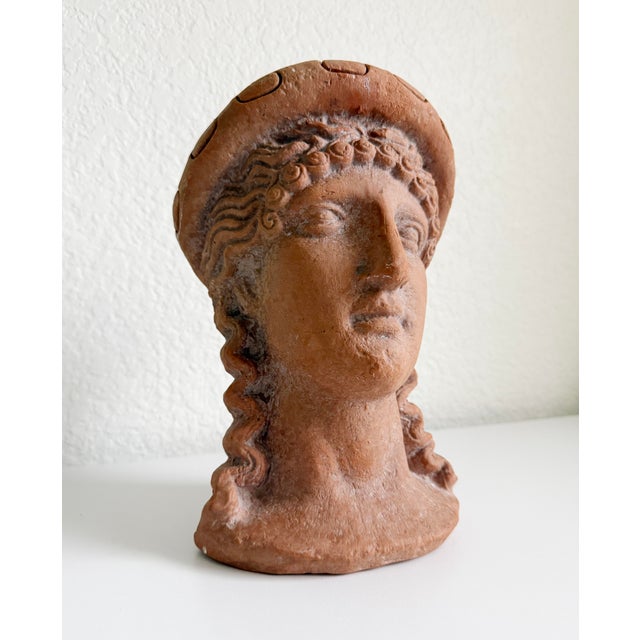 Italian Terracotta Bust Statue For Sale In Sacramento - Image 6 of 9