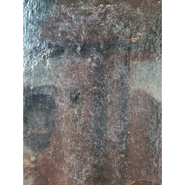 Antique 18th Century Religious Cuzco Oil Painting the Adoration of the Magi For Sale - Image 17 of 18