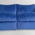 Italian Modern Modular Sofa in Blue Velvet, 1980s, Set of 5 For Sale - Image 11 of 16