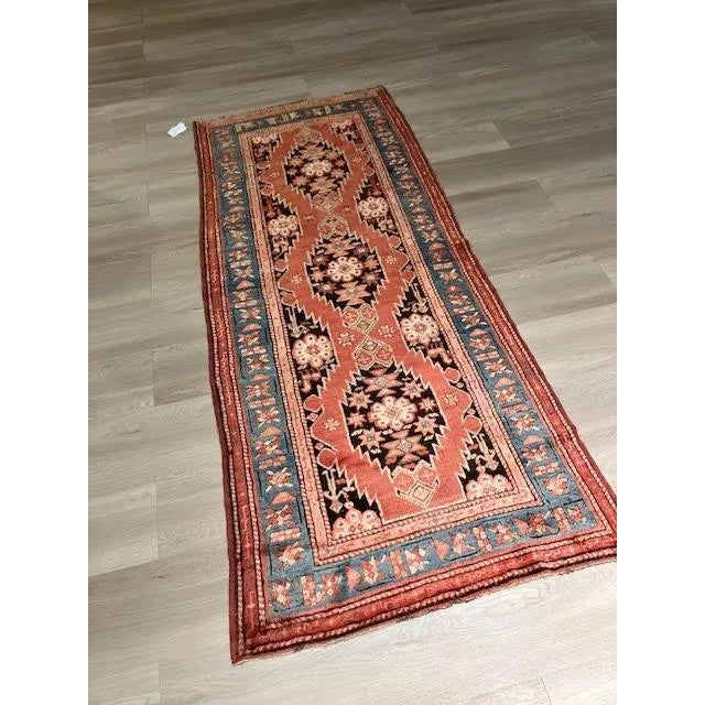 1950s Vintage Karabagh 3'2" X 8' For Sale - Image 10 of 12