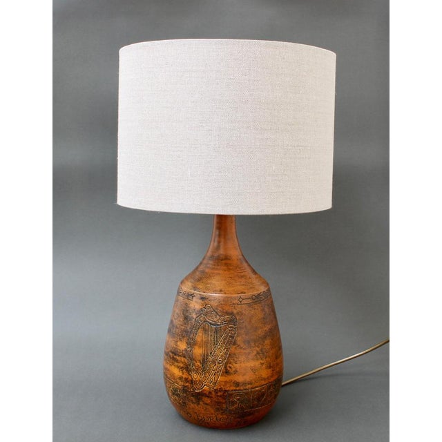 Vintage Ceramic Table Lamp by Jacques Blin, 1970s For Sale - Image 6 of 18