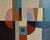Gravitation is an original geometric abstract oil painting by French contemporary artist Sophie Dumont, created in 2026....