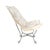 Textile Puff Chair Complete Prisma Natural For Sale - Image 7 of 7