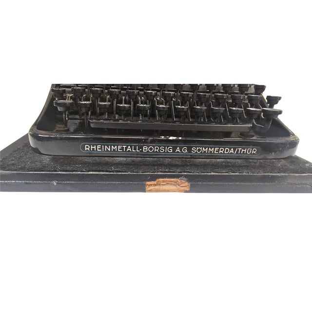 1940s Vintage Rheinmetall Typewriter, 1940 For Sale - Image 5 of 7