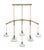 Metal Jamie Young Reservoir Chandelier in Antique Brass For Sale - Image 7 of 7