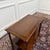 Classic English Sidetable with Brown Leather Top For Sale - Image 5 of 10