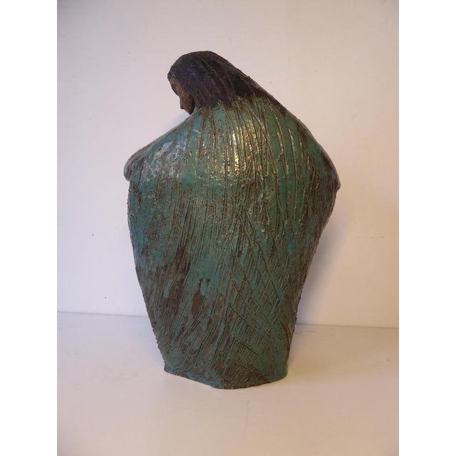Mid-Century Modern Large Ceramic Art Sculpture by Odette Dijeux for Namur, Belgium, 1950s For Sale - Image 3 of 14